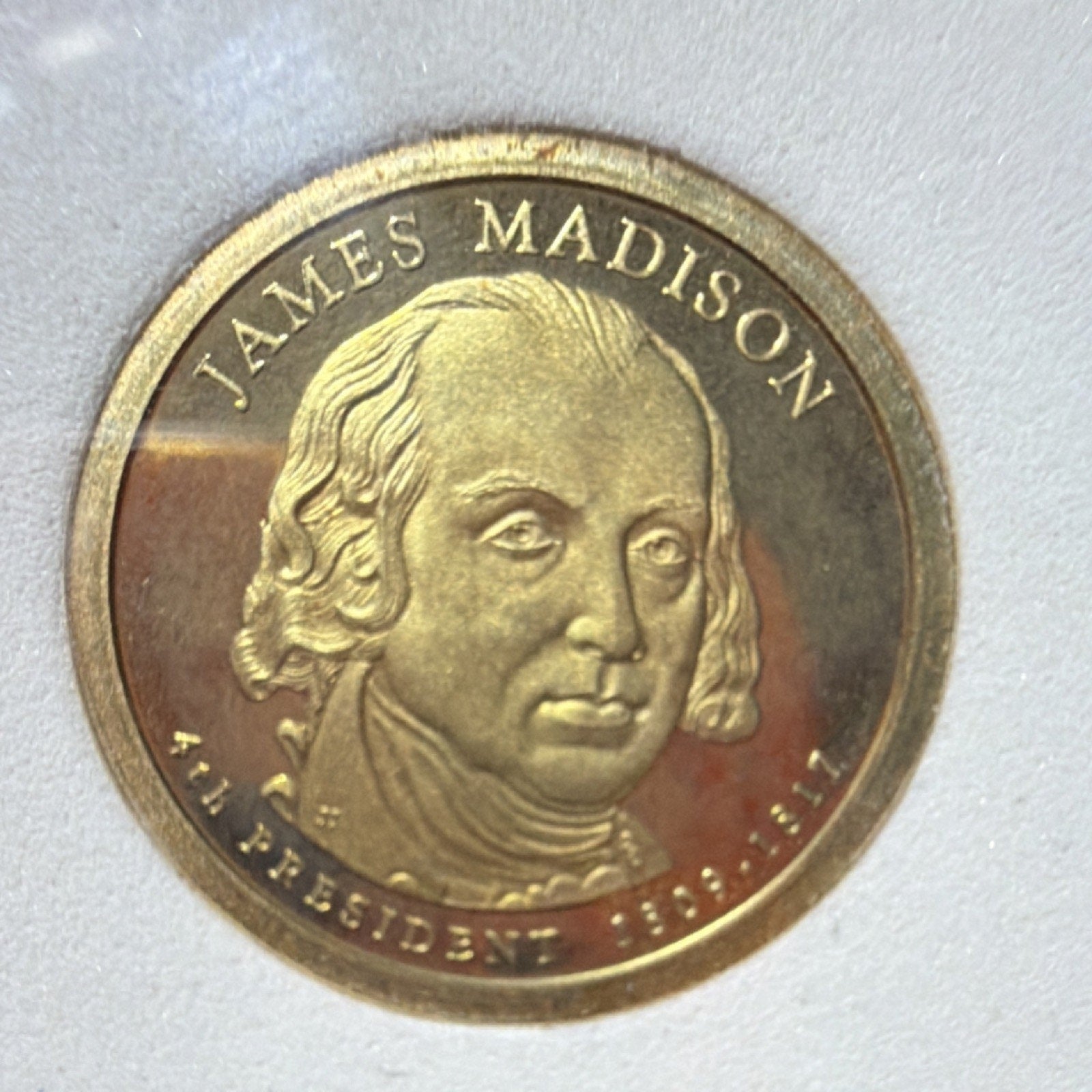 2007 S James Madison $1 Presidential Proof Coin PR-70 Deep Cameo IGS 5172141